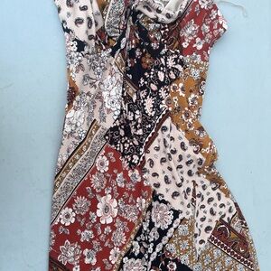 Floral Patchwork Dress